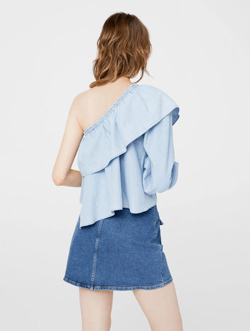 Snakeskin Print Top - Image 2